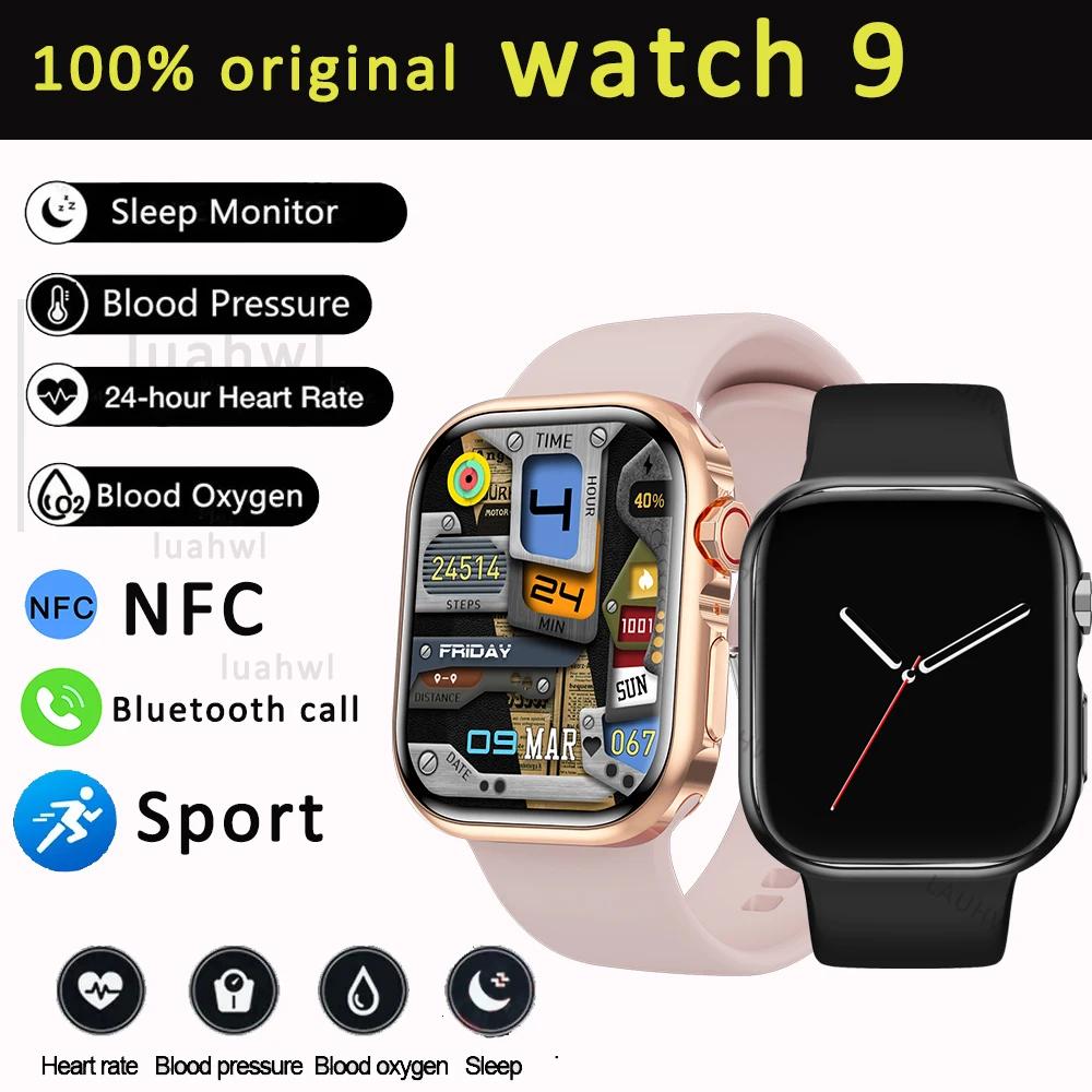 ð 9 41mm Smartwatch For Apple ȵ̵ GPS ƮϽ Ʈ  Smart Watch NFC SIRI Apple Series 9 Smartwatch   ̾